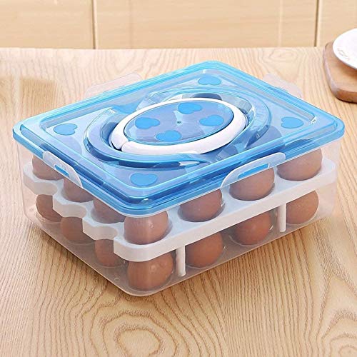 2 Layer 32PCs Durable Egg Storage  Container/ Egg Holder