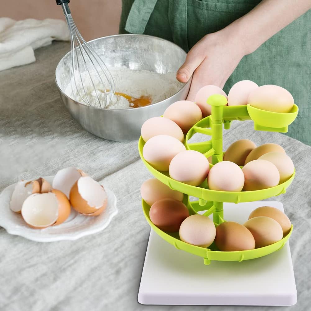 20PCs Sliding Spiral egg holder / fruit holder