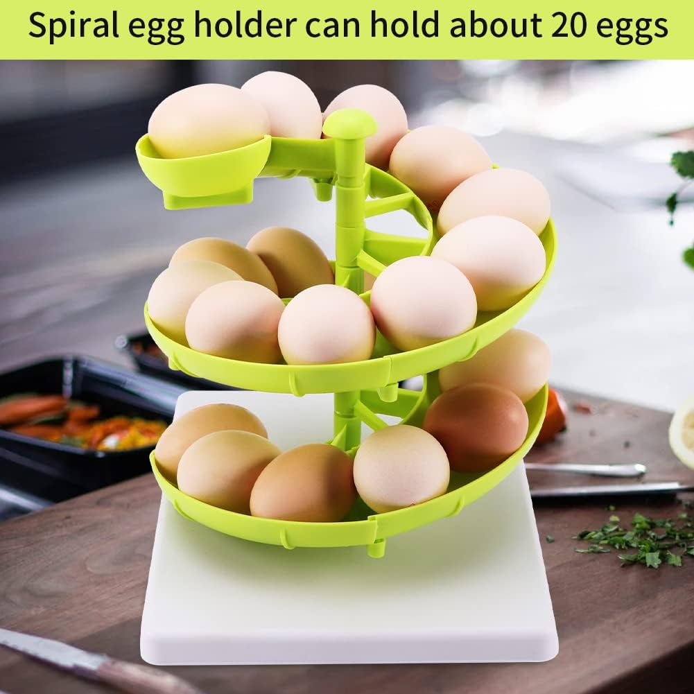 20PCs Sliding Spiral egg holder / fruit holder