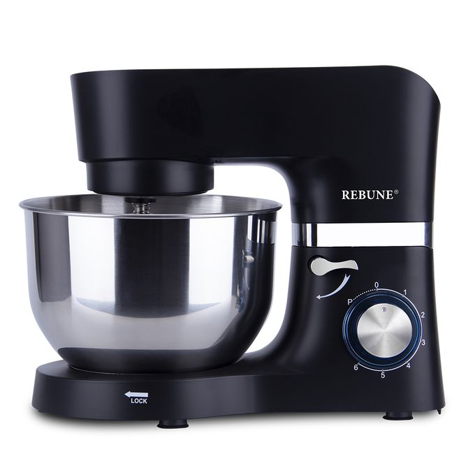 Rebune Mixer, Electric Stand Mixer 10 Litres RE-2-177 Black