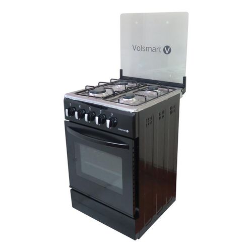 Volsmart 4 Gas + Gas Oven  Freestanding Gas Cooker Cooking Range with 60L Oven VGS-580