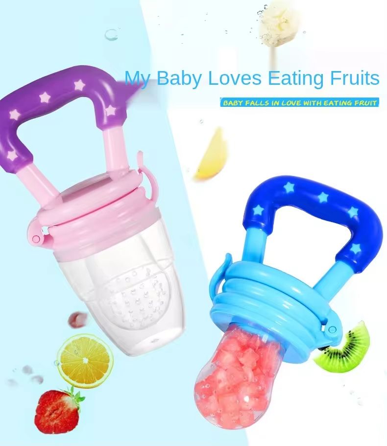 Baby Feeder Pacifier Silicone Fresh Food Nibbler Kids Fruit Feeding Safe Infant Baby Supplies Nipple Soother Bottles -