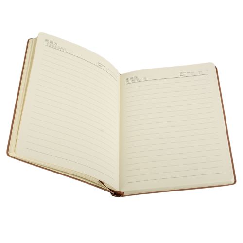 Bound Notebook And A Pen-Black