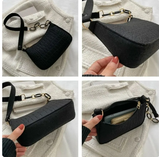 Lady Felt Armpit Design Luxury Tote Released Fashion Ladies Handbag Under Crescent Small Square Bag