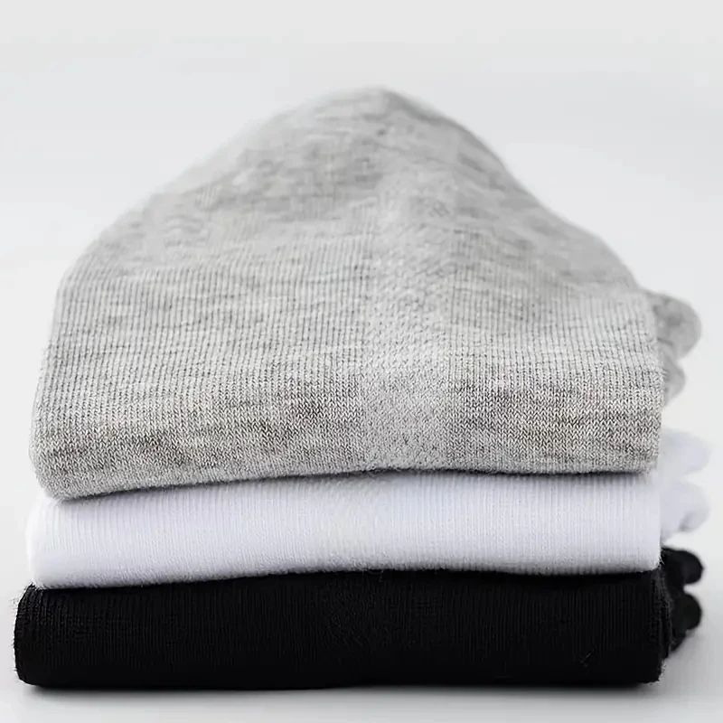 10 Pairs Unisex Casual Plain Color Boat Socks Thin Breathable Comfy Anti Odor Sweat-absorbing Low Cut Ankle Socks For Men Women