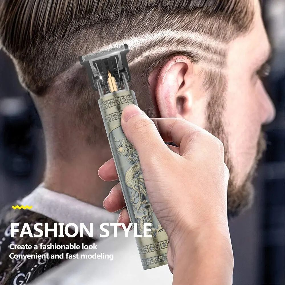 [Promotion] USB Electric Hair Cutting Machine Rechargeable Hair Clipper Man Shaver Trimmer Barber Professional Beard Trimmer Julie Fashion Store