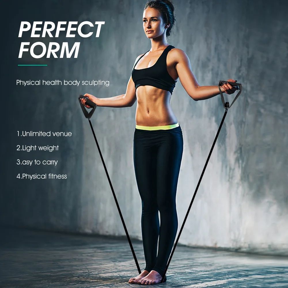 Resistance Bands With Handles, Exercise Bands, Workout Bands With Handles For Men Women, Strength Training Equipment At Home