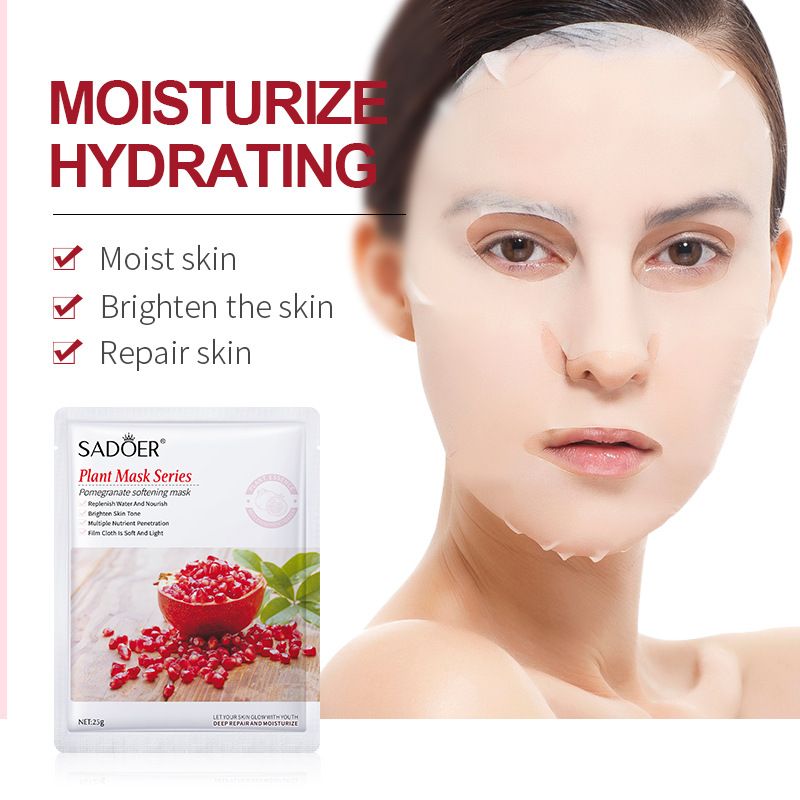 SADOER 8pcs Fruit Face Mask & Anti Wrinkle Moisturizing Skin Care Mixed Fruit Facial Mask Collagen Face Mask Moisturizing Refreshing Sheet Masks Hyaluronic Acid Facial Mask Skin Care Products