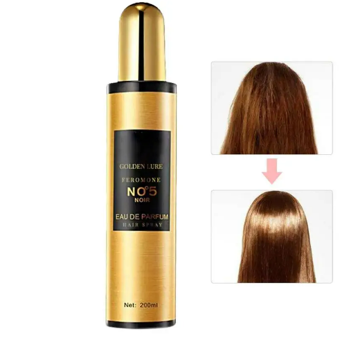 3 in 1 L'Uodais Hair Repair Oil Serum + NO°5 Noir + Curl Keeper Spray Smoothing Damaged Hair Treatment & Scalp Care Product  Hair Fragrance Spray For Women