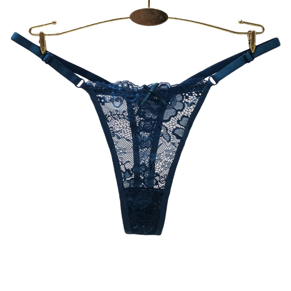 New arrival 4 Pcs Women's low-rise panties solid color thong Girls Invisible briefs underwear clothing Ladies super soft Hollow out lace panties