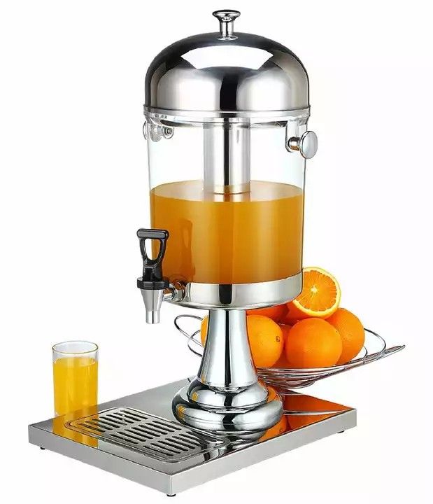 8 litres Stainless Steel Kitchen Juice Dispenser with Acrylic