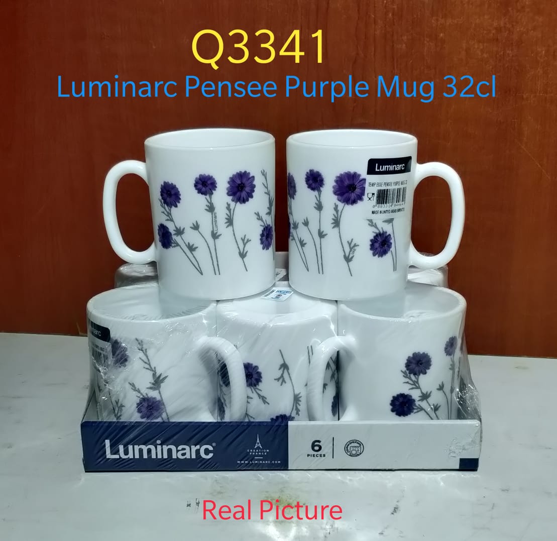 Set of 6pcs High Quality Kitchen Luminarc tea cups