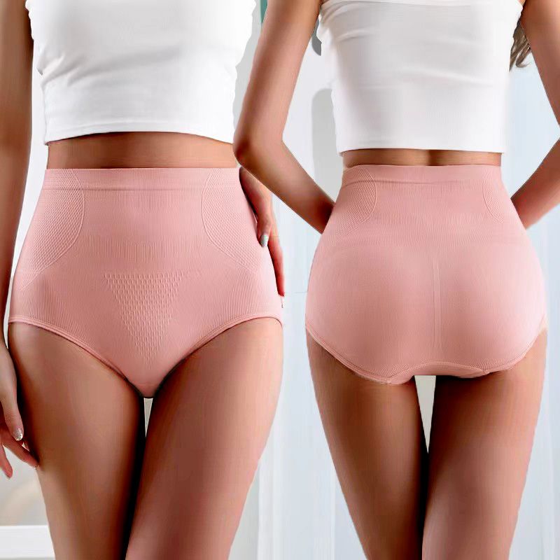 3Pcs High Waist Panties Abdomen Hip Raise High Elasticity Ladies Panties Women Lingerie Multi Colors Good Quality Comfortale Lift Buttocks Briefs