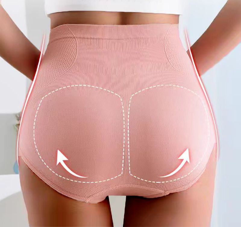 3Pcs High Waist Panties Abdomen Hip Raise High Elasticity Ladies Panties Women Lingerie Multi Colors Good Quality Comfortale Lift Buttocks Briefs