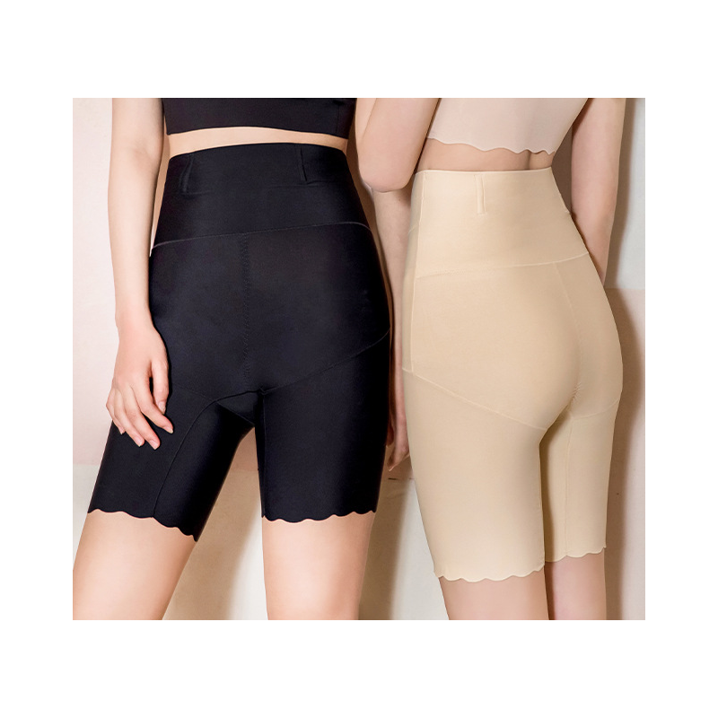 New Arrival Women's Abdominal Tights Ice Silk Fabric With Fish Bones Without Curling Edges Shaper Pants Big Size Women's Abdominal Tights And Hip Lifting for Slim Tights Bottom Shorts