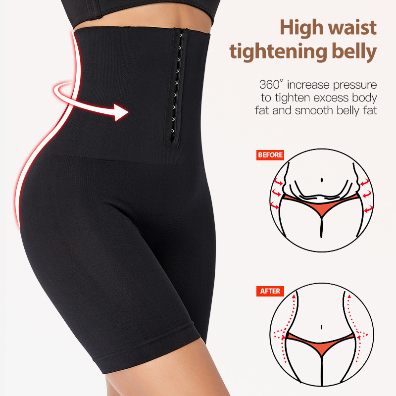 High Quaility Women's Lingerie Corset Plus Size High Waist Tummy Control Shaper Slimming Breathable And Comfortable Belly Trainer Slimming Pants Girdle Front buckle Tights