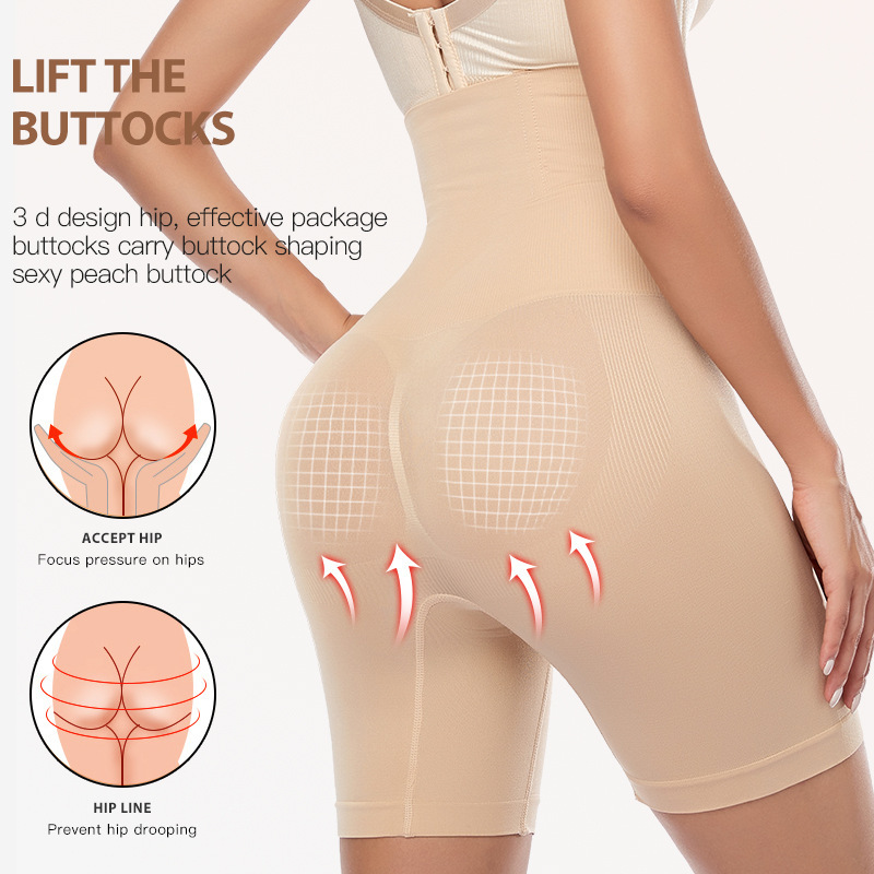 High Quaility Women's Lingerie Corset Plus Size High Waist Tummy Control Shaper Slimming Breathable And Comfortable Belly Trainer Slimming Pants Girdle Front buckle Tights