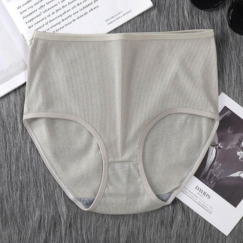 8Pcs 8Colors Hot Sale High-Rise Ladies Panties Popular Big Plus Size Women's Underwear Soft Material Solid Color Sexy Panty Brief Underpants