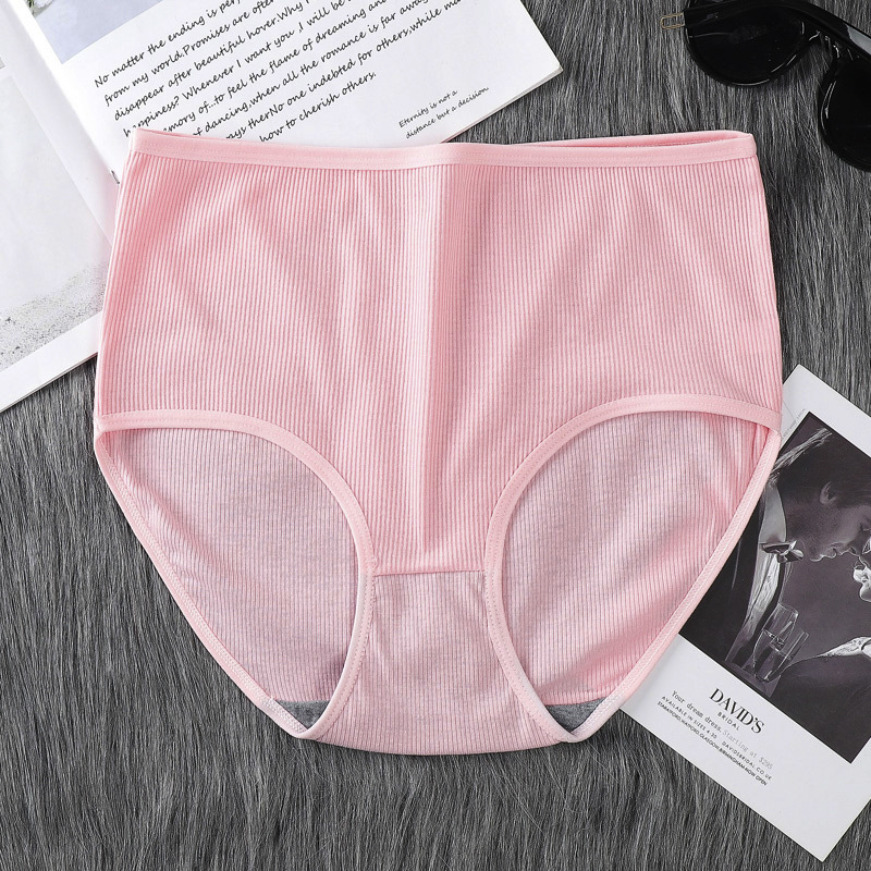 8Pcs 8Colors Hot Sale High-Rise Ladies Panties Popular Big Plus Size Women's Underwear Soft Material Solid Color Sexy Panty Brief Underpants