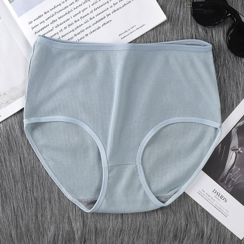 8Pcs 8Colors Hot Sale High-Rise Ladies Panties Popular Big Plus Size Women's Underwear Soft Material Solid Color Sexy Panty Brief Underpants