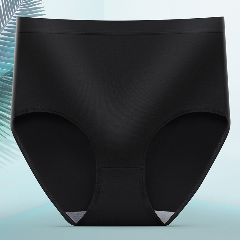 8Pcs 8Colors Panty Women High Waist Underwear Ladies Panties Big Plus Size  Buttocks Lifting Soft Material Solid Color Sexy Panty Brief Underpants