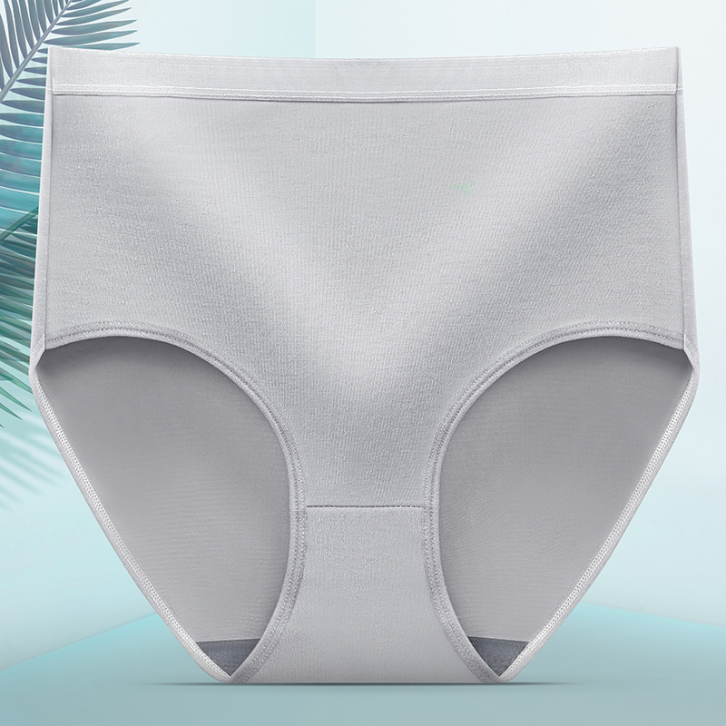 8Pcs 8Colors Panty Women High Waist Underwear Ladies Panties Big Plus Size  Buttocks Lifting Soft Material Solid Color Sexy Panty Brief Underpants