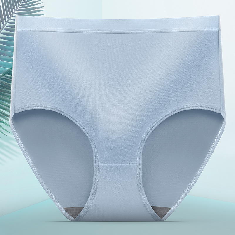 8Pcs 8Colors Panty Women High Waist Underwear Ladies Panties Big Plus Size  Buttocks Lifting Soft Material Solid Color Sexy Panty Brief Underpants