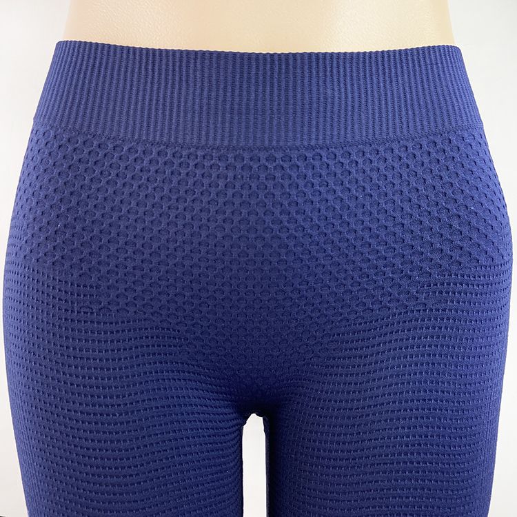 2Pcs New Arrival Seamless Knitted Shaper Pants Ladies Lingerie Large Size Trainer Slimming Pure Color High Waist High Elasticity Hip Lifting Abdominal Body Shaper Trimmer Pants Yoga Pants