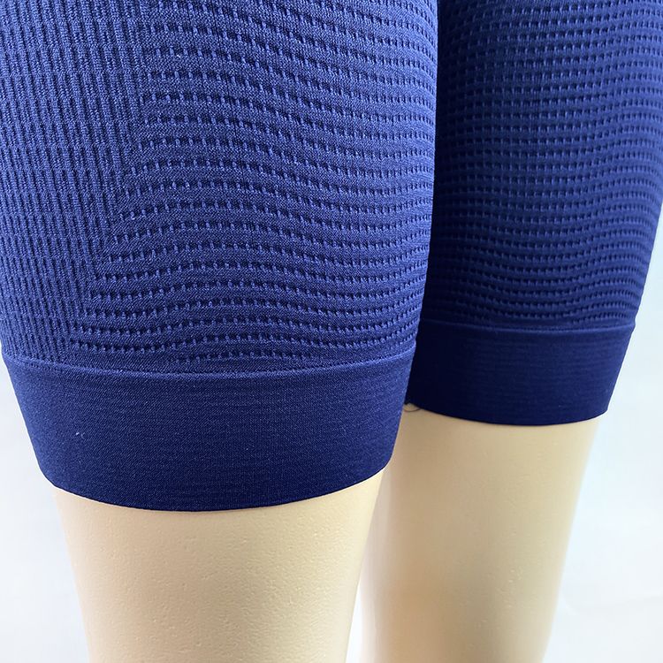 2Pcs New Arrival Seamless Knitted Shaper Pants Ladies Lingerie Large Size Trainer Slimming Pure Color High Waist High Elasticity Hip Lifting Abdominal Body Shaper Trimmer Pants Yoga Pants