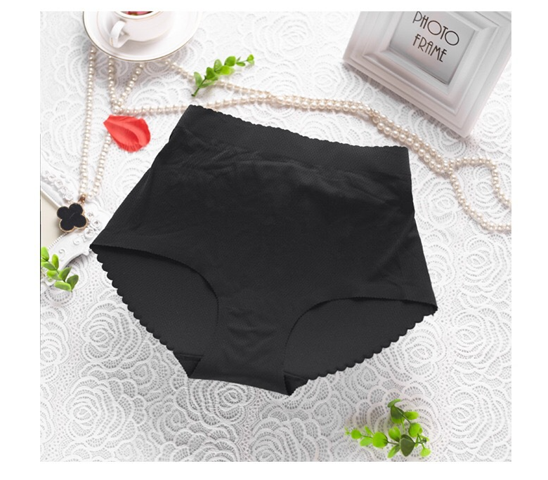 Mid Waist Fake Buttocks Lifting Hip Underwear Tightening Abdomen Plumping Butt Seamless Bottom Panty High WaistLow Waist