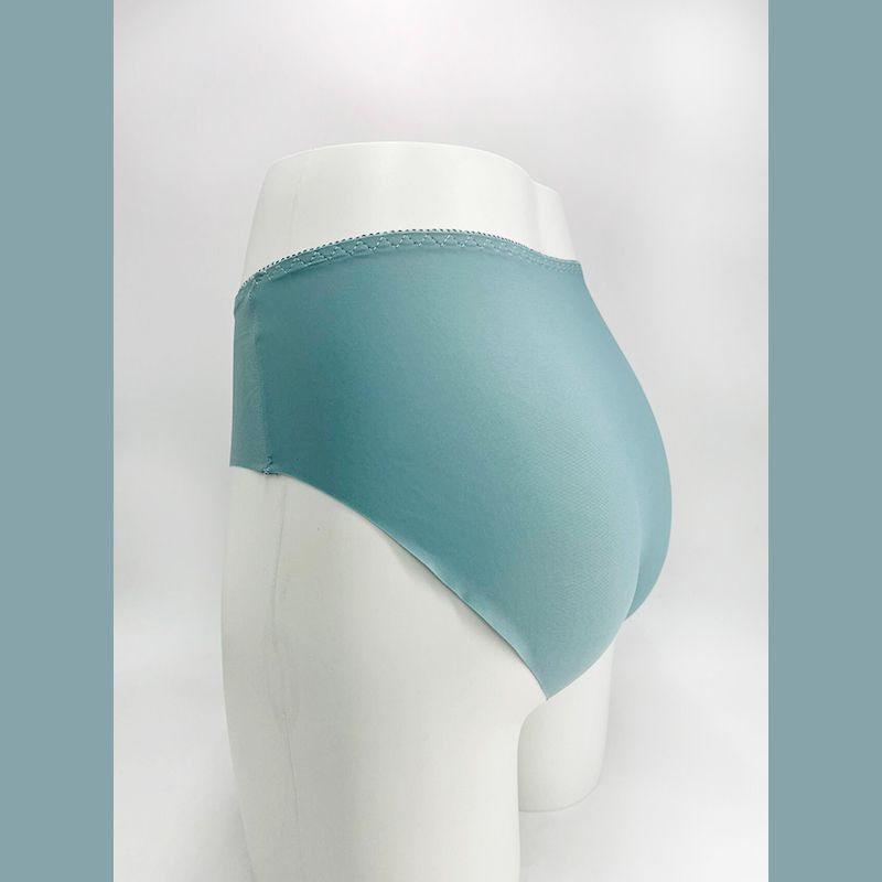 4Pcs Pure Colors High Quality High Elastic Stretch Solid Panties Breathable Women's Underwear Health Anti-Bacterial Lingerie Silk Panty Briefs