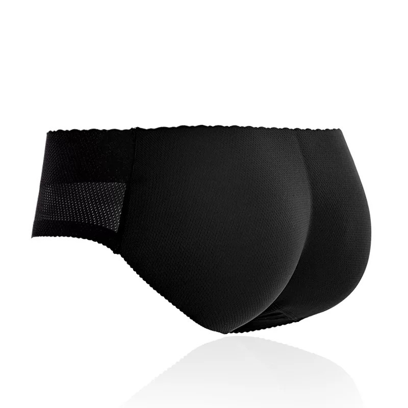 Mid Waist Fake Buttocks Lifting Hip Underwear Tightening Abdomen Plumping Butt Seamless Bottom Panty High WaistLow Waist