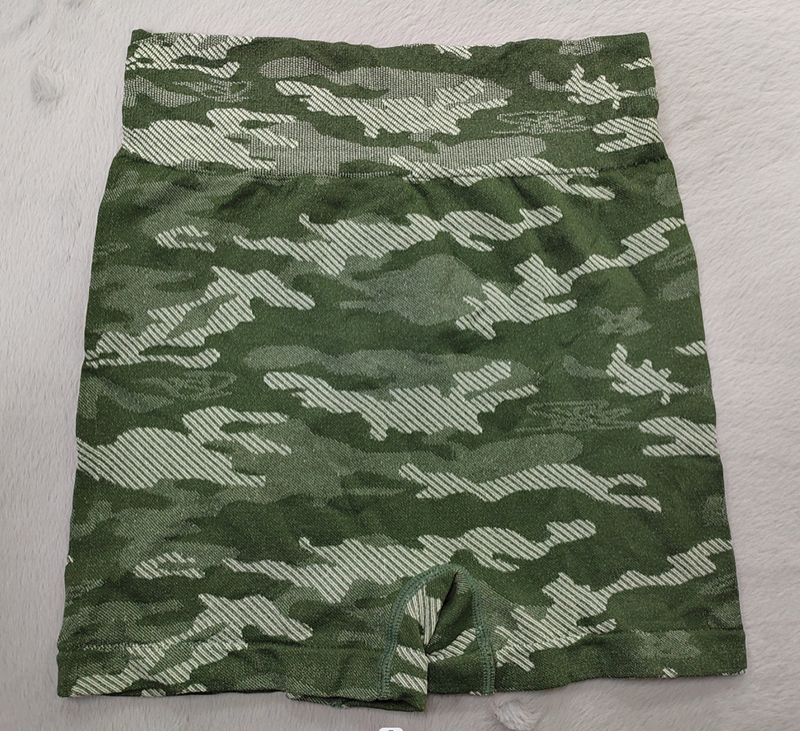 Yoga Basic High Waist Tie Dye Sports Shorts Spandex Shorts Stretchy Wideband Waist Pants Seamless Elastic Buttock Lifting Tights