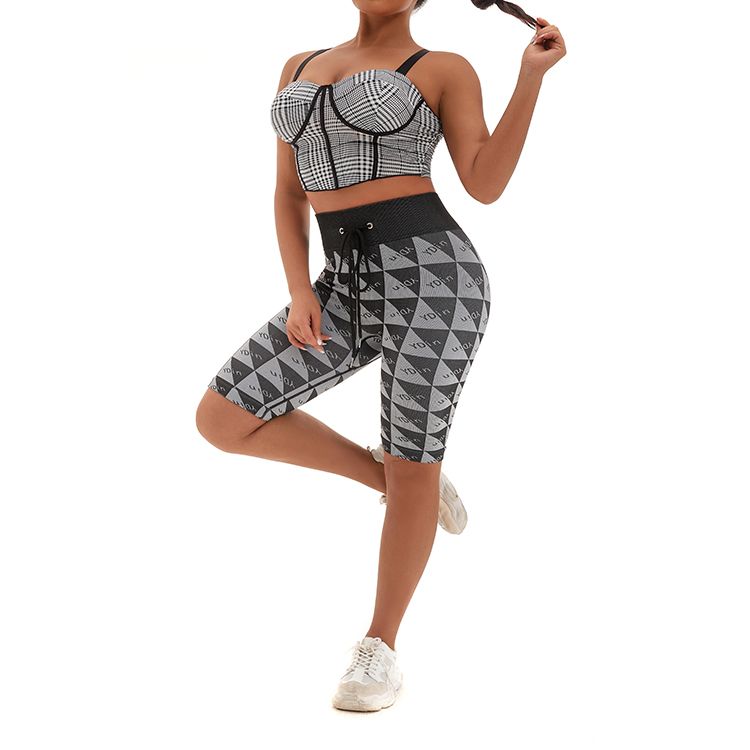 Women Casual Pull Rope Sports Yoga Pants Elastic High Waist Gym Shorts Workout Fitness Wear Strectchy Sport Shorts Good Quality With High Elasticity Running Shorts