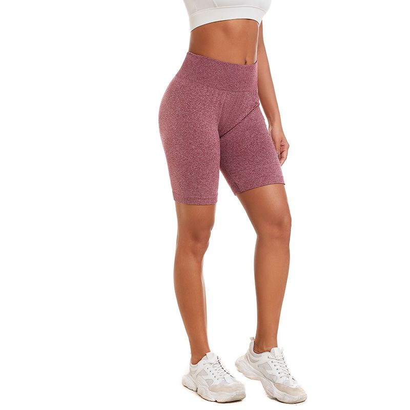 New Arrival Women's Solid Color Mobile Phone Pocket Tights Running Workout Gym Fitness High Waist Trainer Yoga Pants Butt Lifting Sport Seamless Shorts