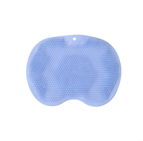 Back Foot Wash Brush with Suckers Massage Pad Foot Back Massage Mat Scrubber Back Bath Brush Anti-Slip Clean Dead Skin Bathroom