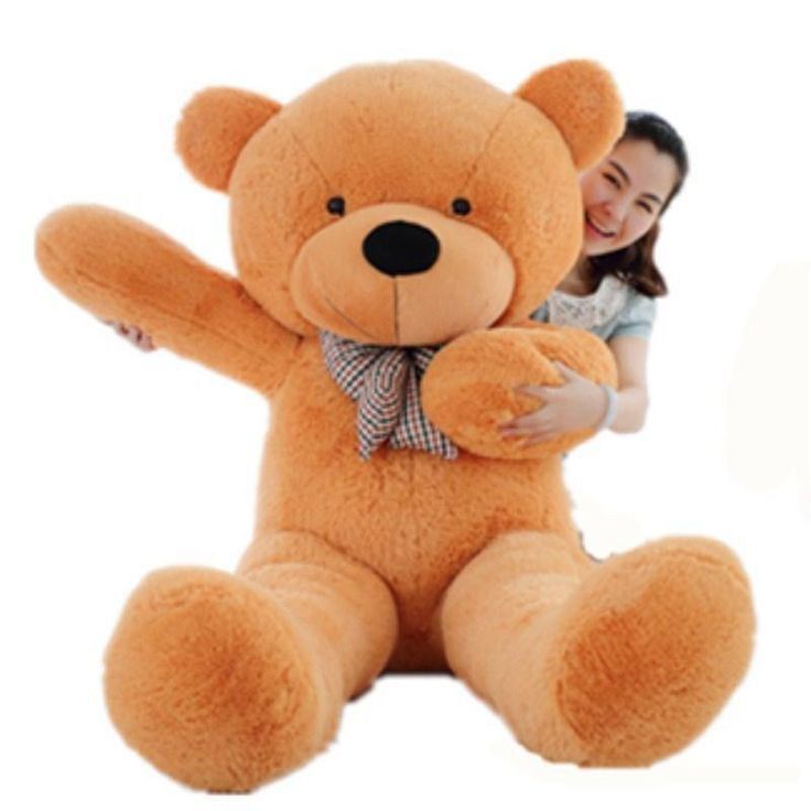 Giant teddy bear plush stuffed animals for girlfriend or kids, 100cm