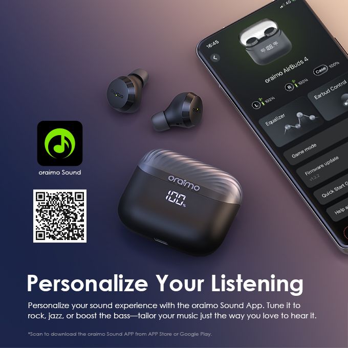 oraimo AirBuds 4 ENC True Wireless / Bluetooth Earbuds