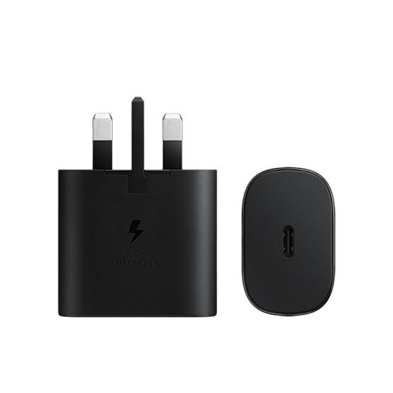Samsung 45W Adapter + USB C TO C Cable – Black