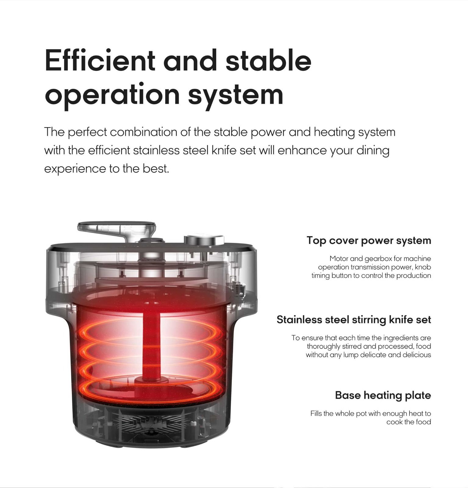Synix Fully Automatic Ugali Cooker Swallow Maker Pounding Machine