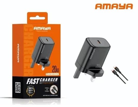 Amaya Type C to C Fast Travel USB Quick Charger