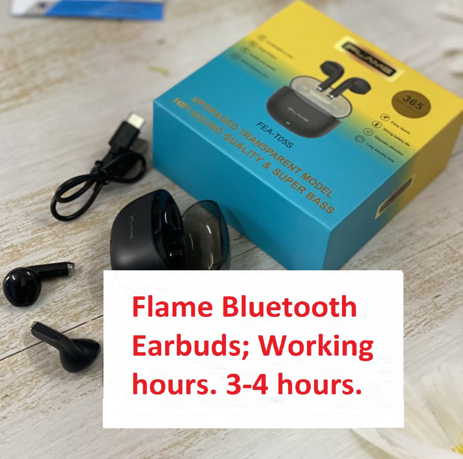 Flame POWERFUL Bluetooth EARPODS