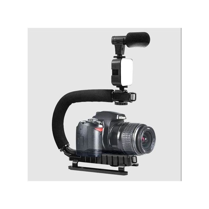 Vlogging Kit/Video Maker Kit + Mic + Tripod + Holder / Light