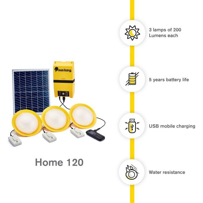 Sun King Home120 Solar Light System