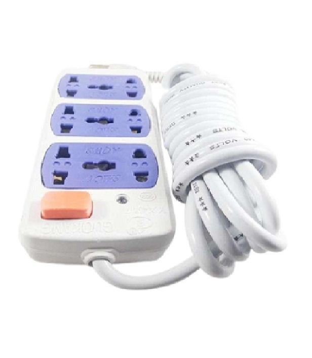 Universal Extension Lead Board Multi Plug Extension - Power Strip