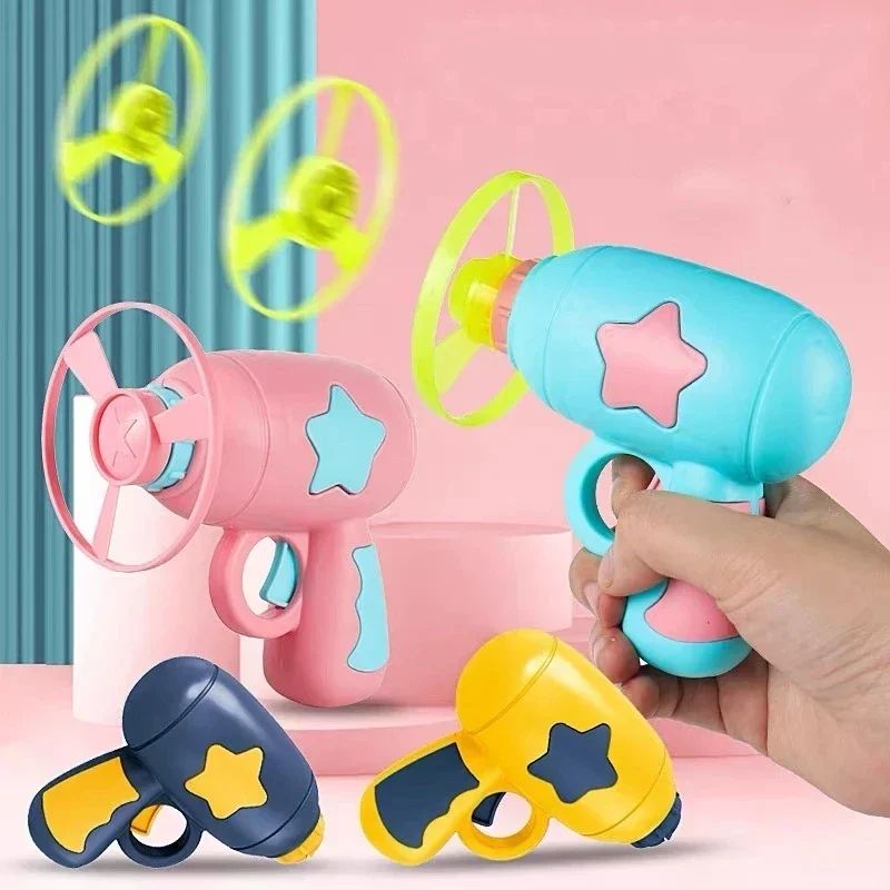 New Funny Cat Toy Interactive Play Pet Training Toy Mini Flying Disc Windmill Catapult Pet Toys Cat Dog Chewing Playing Supplies Toy Sports