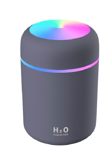 Mute And Timer Dazzle Mug Humidifier Portable And Smart Humidifiers for Bedroom, Top Fill, Customize Humidity for Home,Car,Baby Nursery & Office  With Colorful Light
