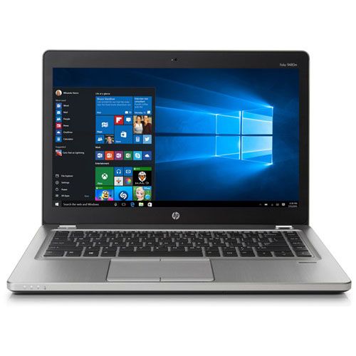 (Free Mouse)Refurbished HP EliteBook Folio 9480 Core i7 8GB RAM 256GB HDD 14 Inch LED Ultrabook Laptop Backlit Keyboard Windows 11