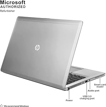 (Free Mouse)Refurbished HP EliteBook Folio 9480 Core i7 8GB RAM 256GB HDD 14 Inch LED Ultrabook Laptop Backlit Keyboard Windows 11