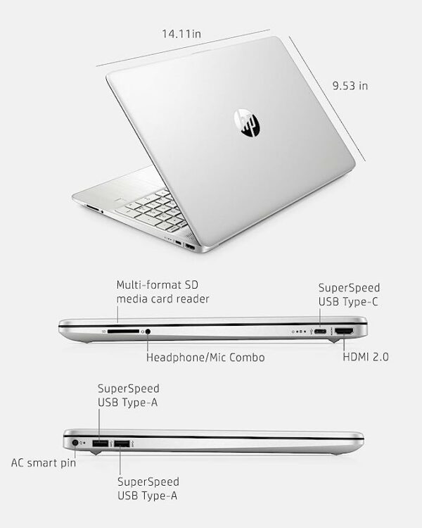 (Free Mouse) HP 255 G7 Ryzen 3 3200U Laptop 8GB 128GB 15.6" FHD Display 2.4Ghz Bluetooth Webcam AMD Radeon Vega 3 Graphics hp laptops.